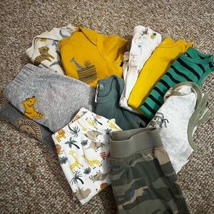 Assorted Animal 🦒 Baby Clothing Bundle